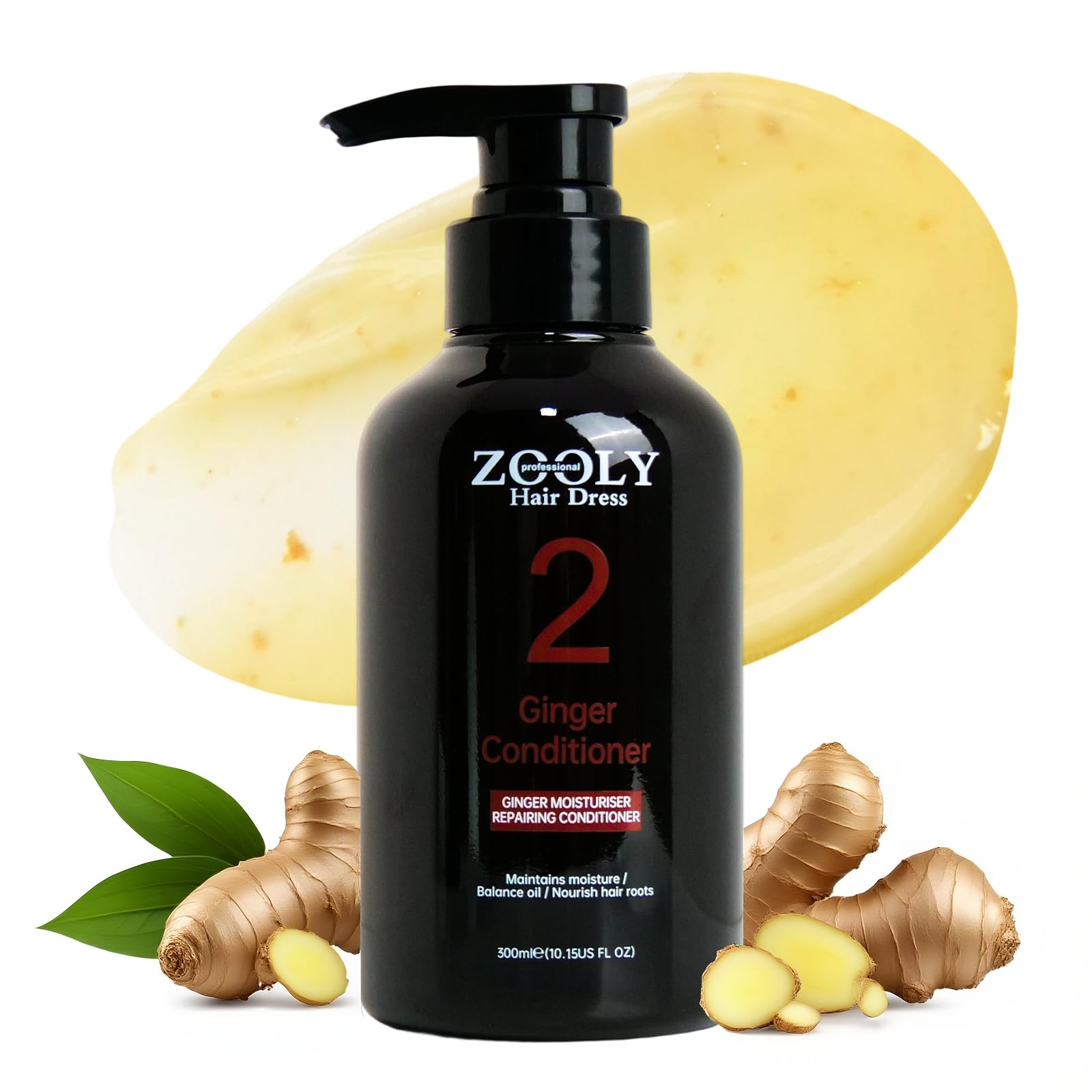 ZOOLY PROFESSIONAL Ginger Conditioner for Hair Loss | Salon-Grade Scalp Care