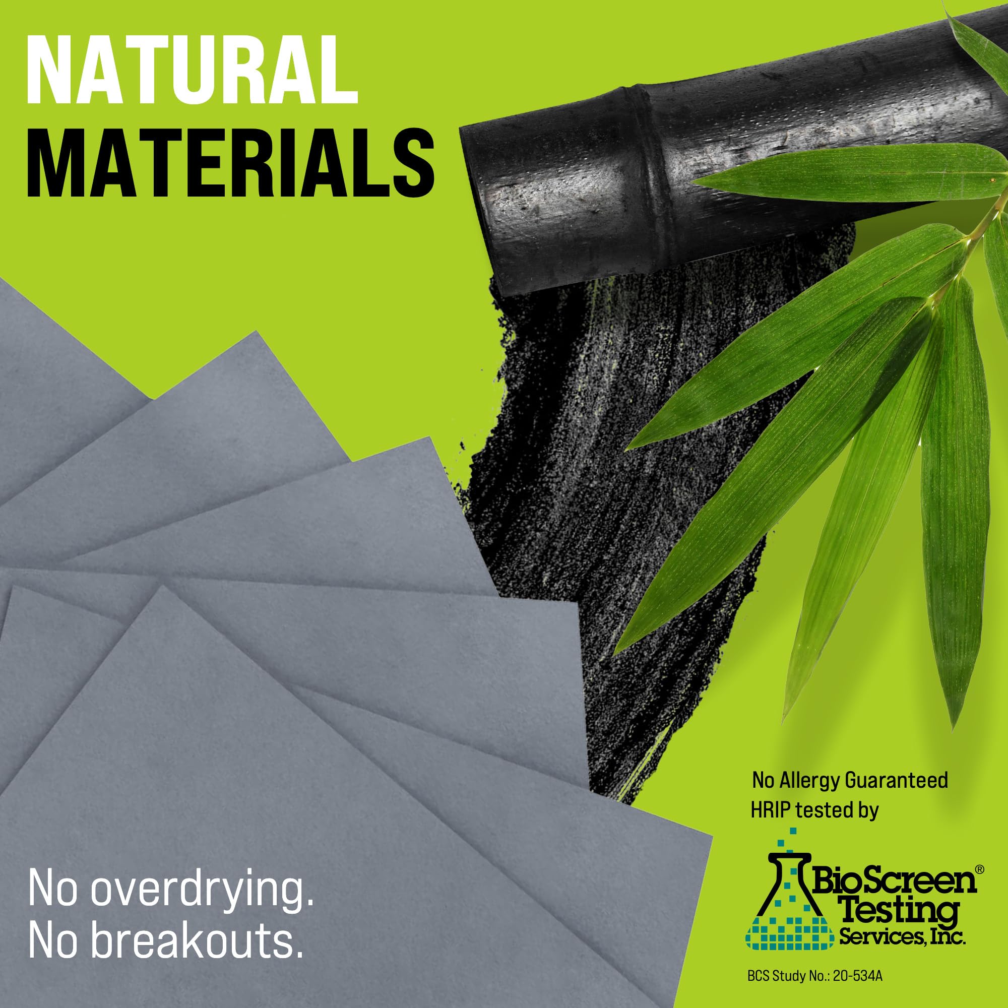 ZOROM'S Bamboo Charcoal Oil Blotting Sheets – 4pk/400 for Oily Skin | Matte Finish
