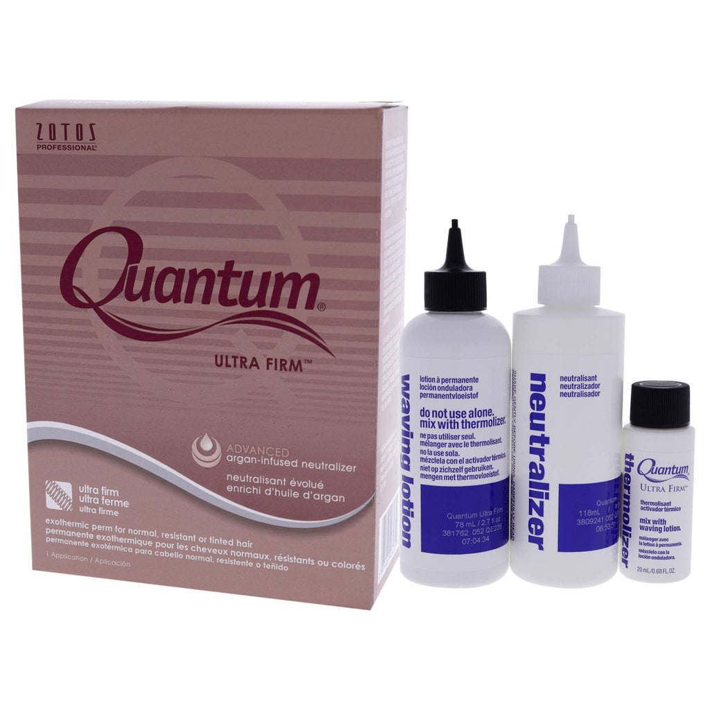 Zotos Salon Quantum Ultra Firm Exothermic Perm For Normal Hair – Long-Lasting Curls with Argan Oil
