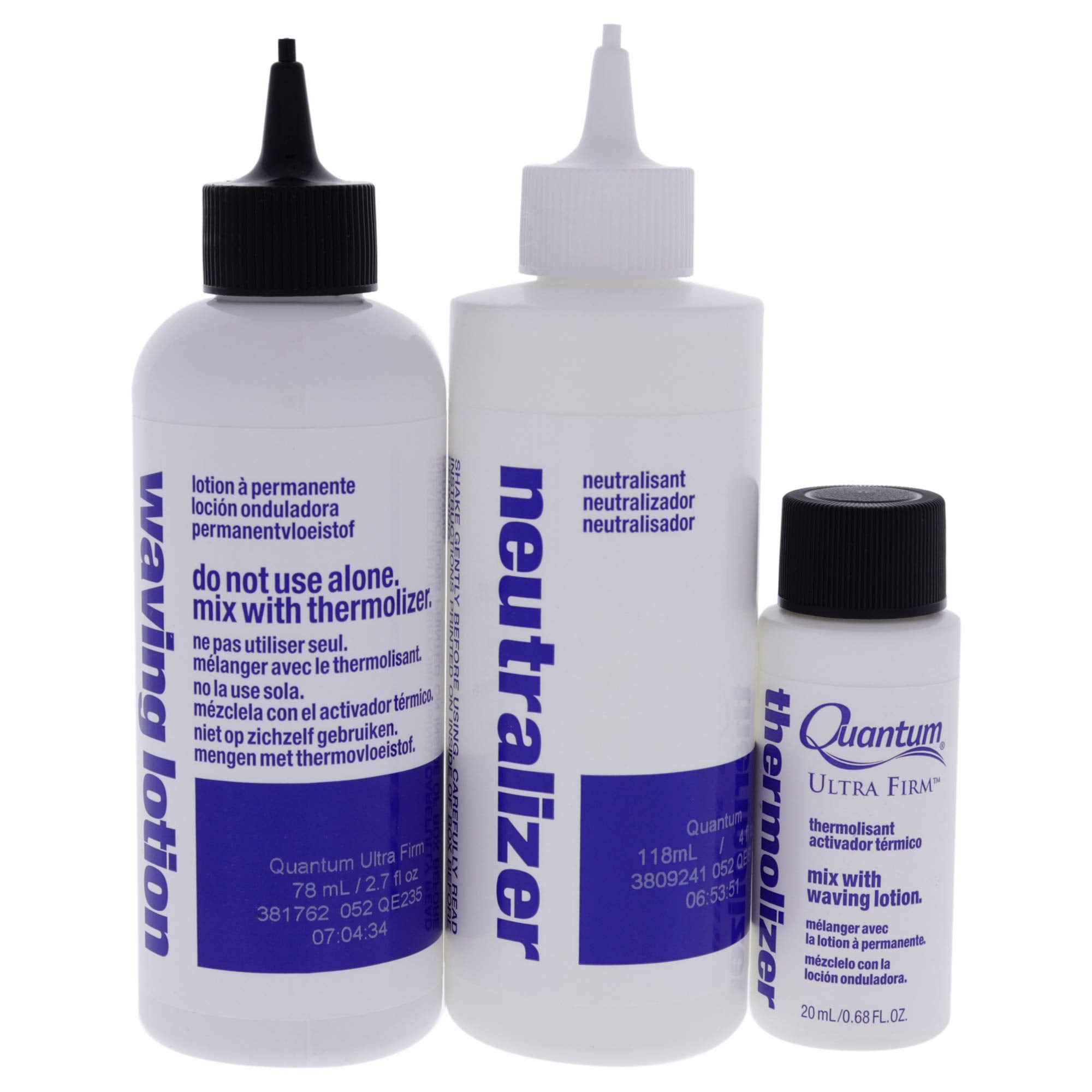 Zotos Salon Quantum Ultra Firm Exothermic Perm For Normal Hair – Long-Lasting Curls with Argan Oil