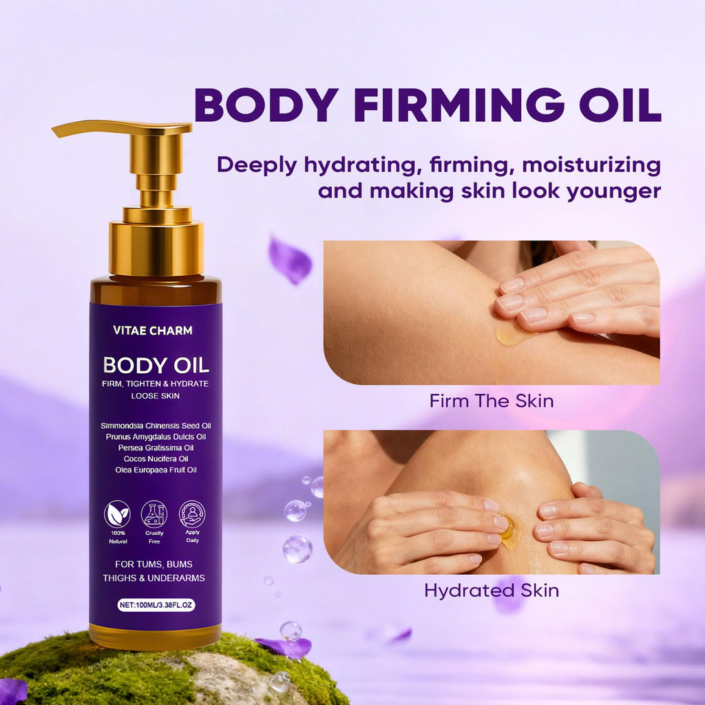 Zotreval Vitae Charm Body Oil | Luxury Firming & Hydration for Crepe Skin