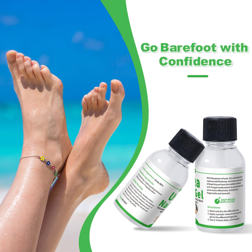 ZOXY Urea Nail Gel 40% – Softens Thick Nails & Discoloration | Fast-Absorbing Nail Restoration