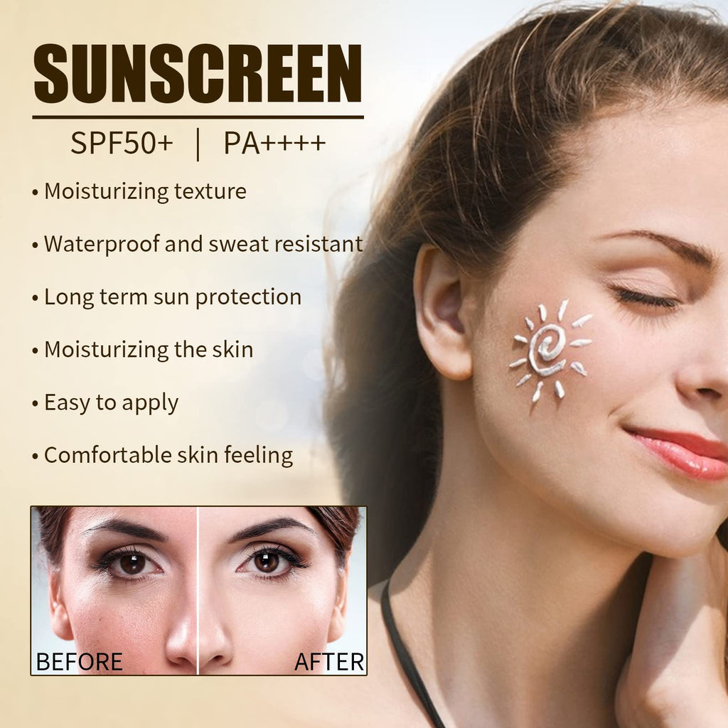ZTSGU Relief Organic Sunscreen SPF50+ PA++++ - 2-Pack with Rice & Probiotics