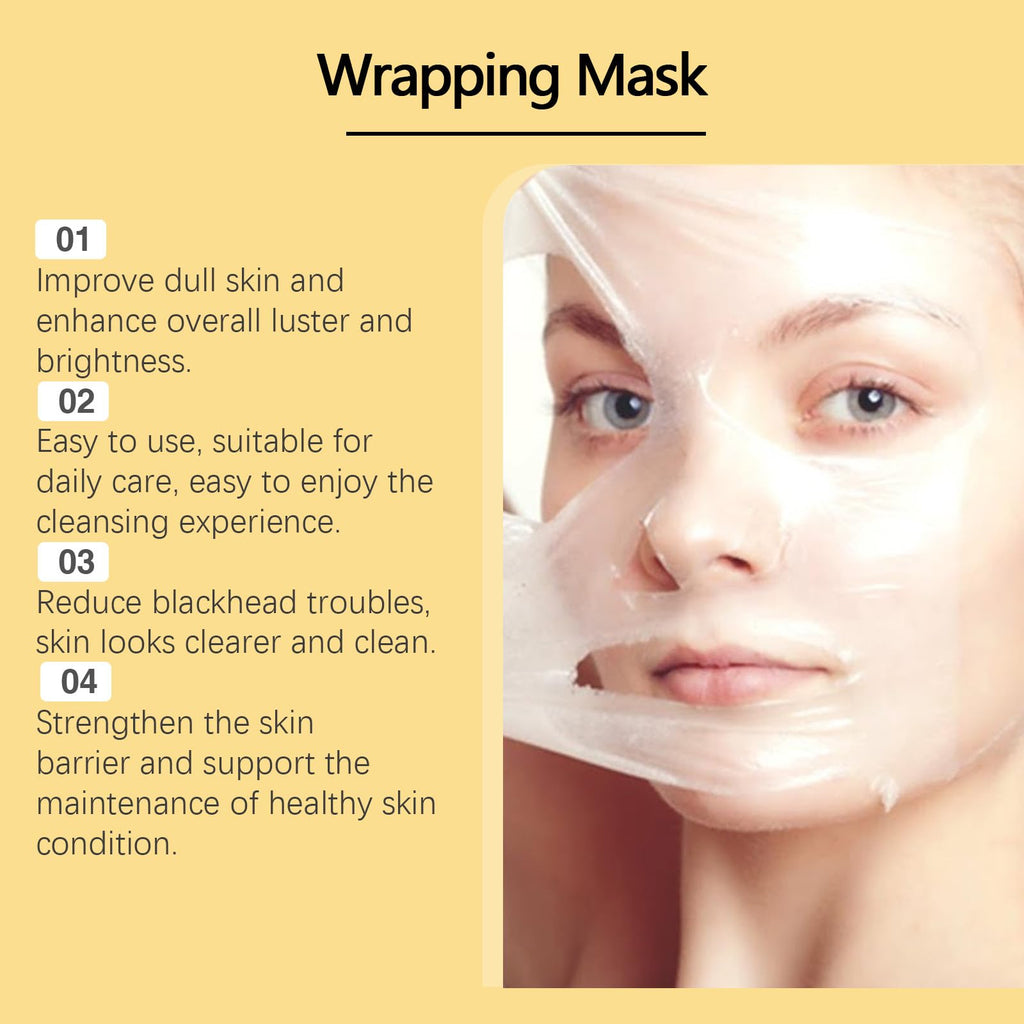 ZTSGU Turmeric Kojic Acid Overnight Mask – Deep Nourish & Firming Peel-Off Sleeping Mask (1 Pack with Brush)