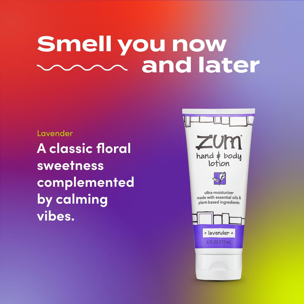 Zum Indigo Wild Hand & Body Lotion Lavender Scent 2-Pack 6 oz