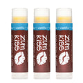 Zum Kiss Stick Lip Balm Vanilla – Organic Beeswax, Sunflower Oil & Vitamin E (3 Pack)
