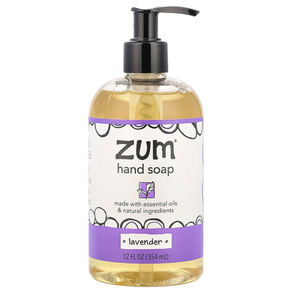 Zum Lavender Hand Soap, 12 oz – Gentle, Cruelty-Free Hand Wash