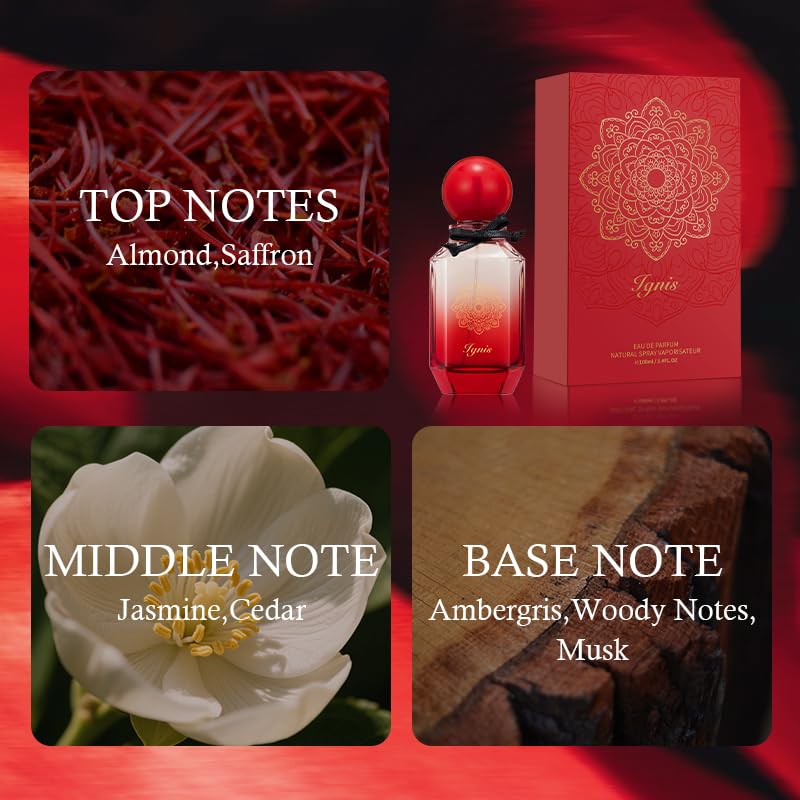 Zuofun No.9 Eau de Parfum — Inspired by Baccarat R.ouge 540 | 100 ml Unisex, Paraben Free, Vegan, Clean Ingredients
