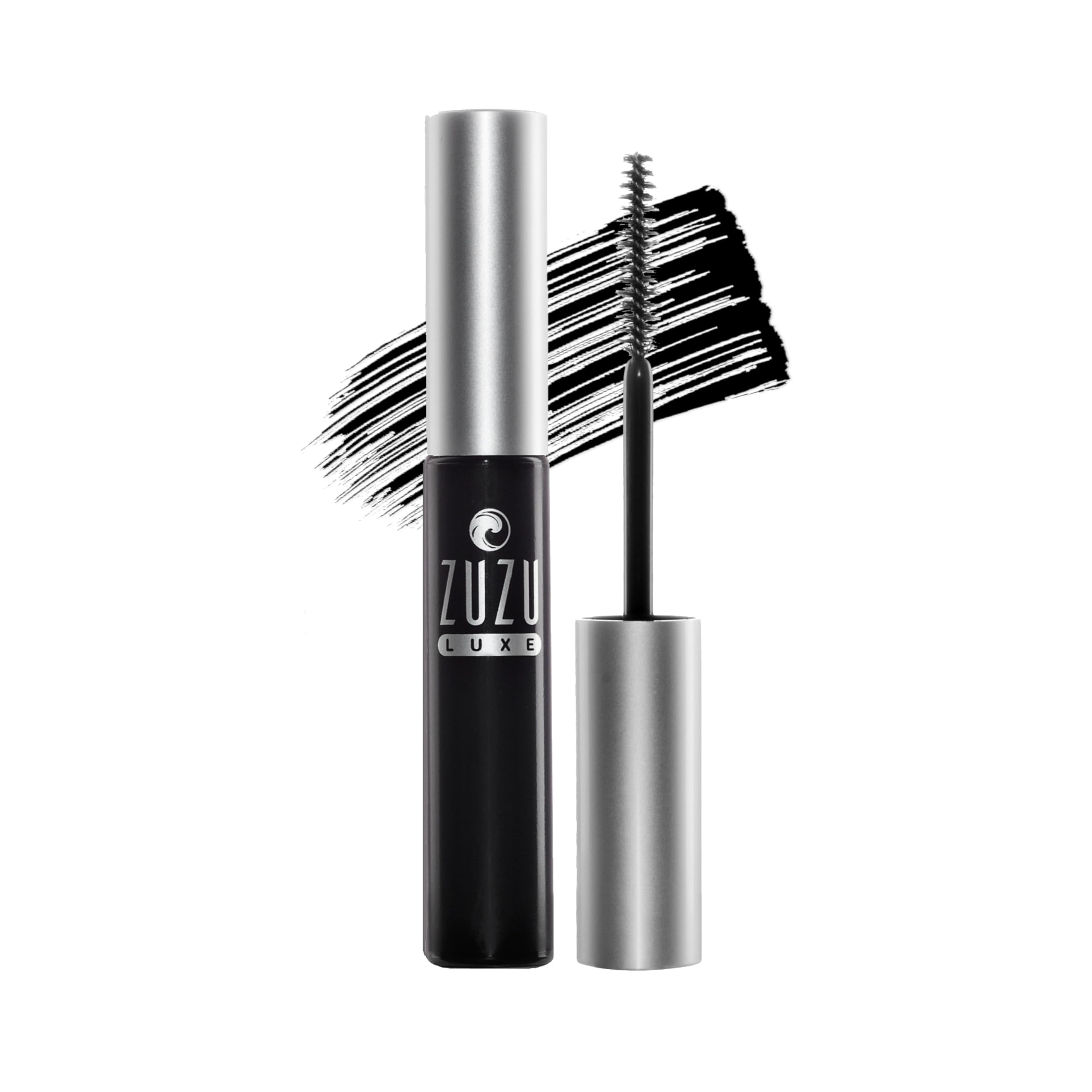 Zuzu Luxe Luxe Mascara Onyx – Water-Resistant, Natural, Vegan, Paraben-Free, 0.25 oz