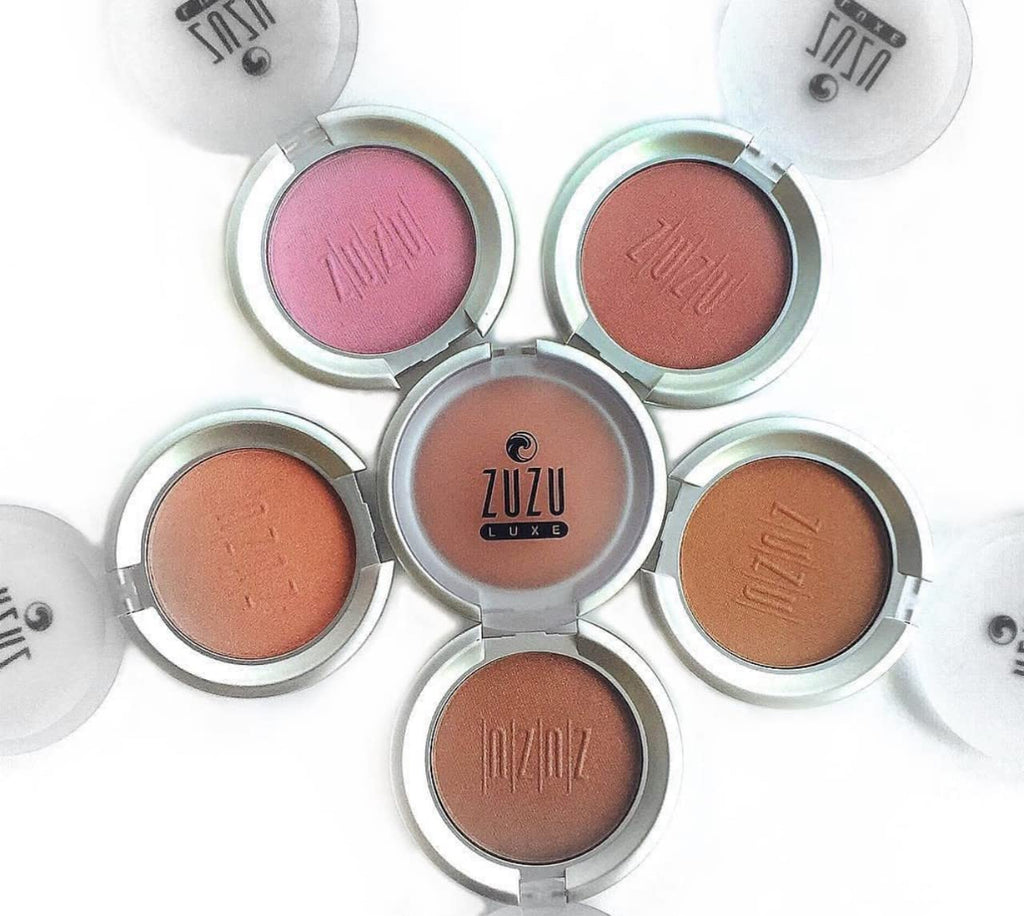 Zuzu Luxe Mineral Blush Samba – Light Bronze with Warm Shimmer | Natural, Paraben-Free, Vegan, Cruelty-Free, Non-GMO