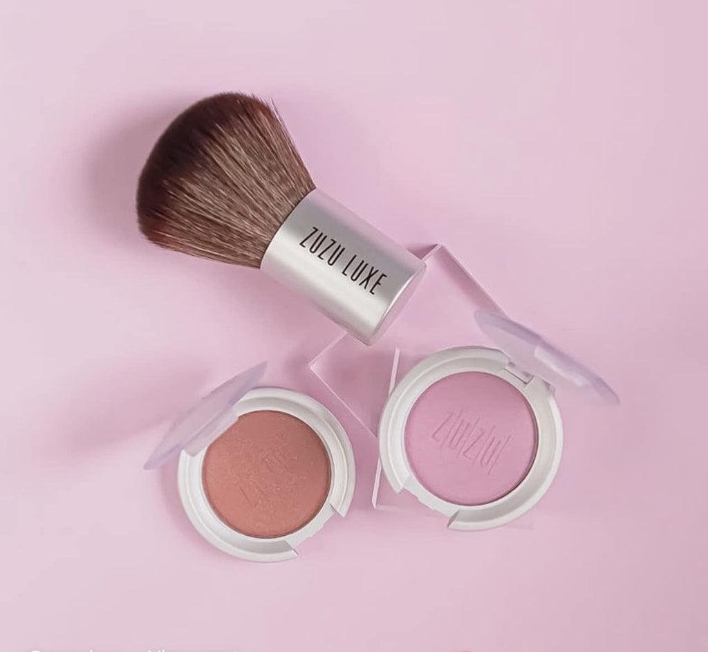 Zuzu Luxe Mineral Blush Samba – Light Bronze with Warm Shimmer | Natural, Paraben-Free, Vegan, Cruelty-Free, Non-GMO