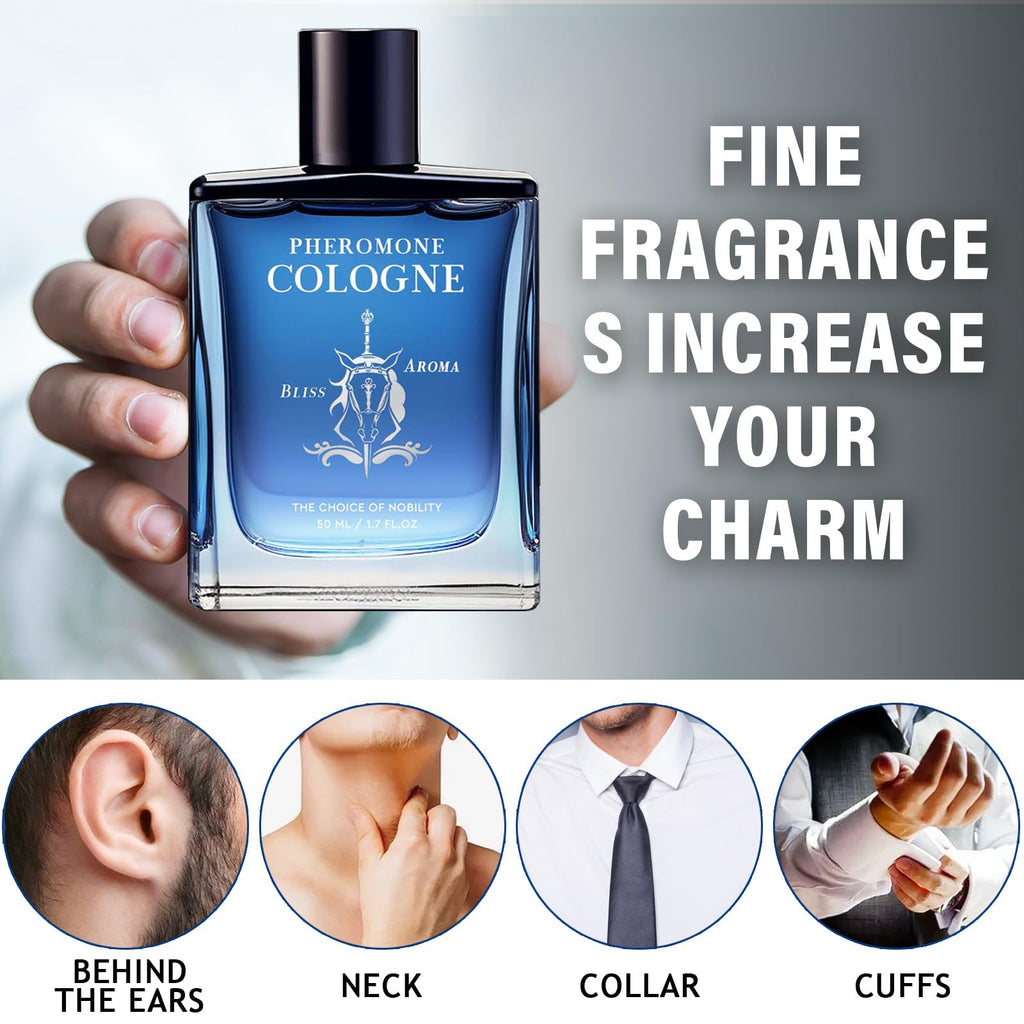 ZVBZVB Pheromone Cologne for Men – Long-Lasting 1.7 fl oz