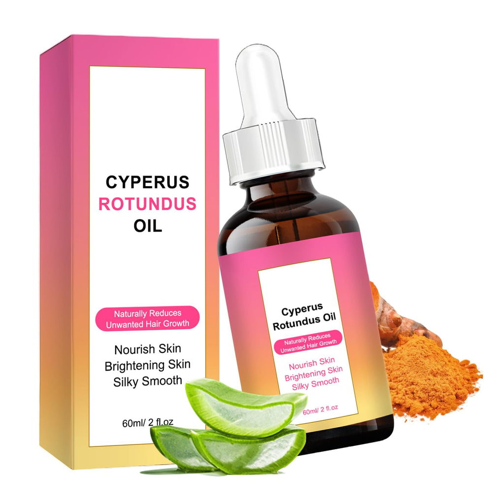ZYGCDZ Cyperus Rotundus Oil for Hair Removal – Organic Formula for Smoother Skin (60ml)