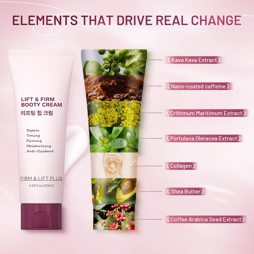 ZZILME B Tight Cellulite Cream – Firming Body Cream for Butt, Thighs & Arms