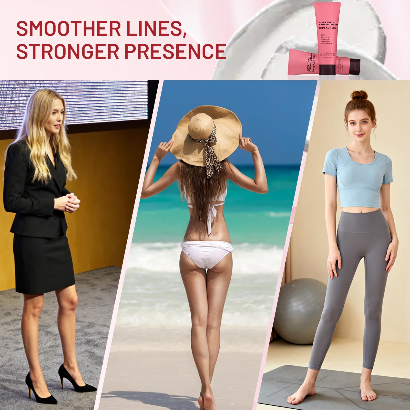 ZZILME Inner Thigh Firming Cream – Lift & Smooth Skin (4.23 oz)